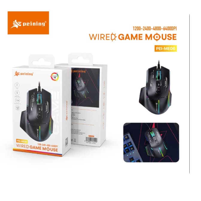 MOUSE GAMER PEINING PEI-ME06