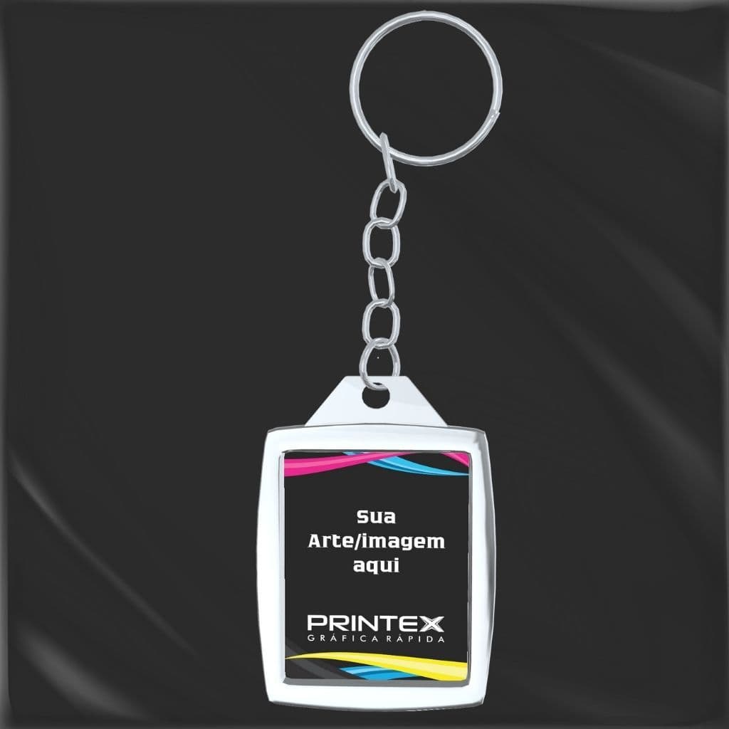 CHAVEIRO DE ACRÍLICO PERSONALIZADO  com Nome ou Frase | Presente Criativo