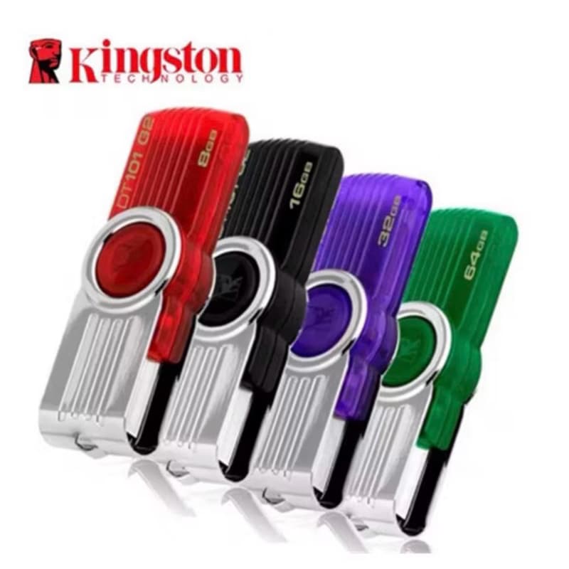 Clássico Kingston DT101 USB 2.0 Mini Stick De Memória Plug and Play À Prova D'água 64GB
