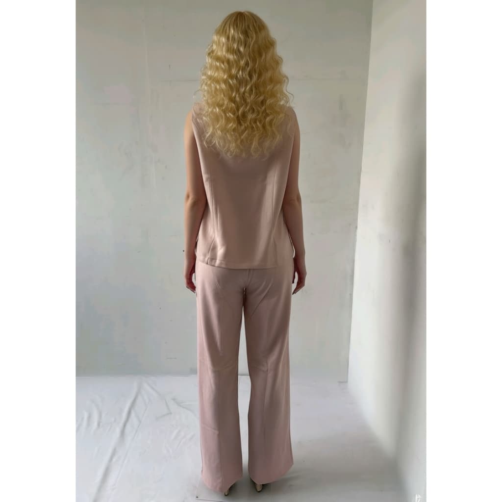 Feminino Alfaiataria ElegancConjunto e Ascalcaspossuem cinturaelastica