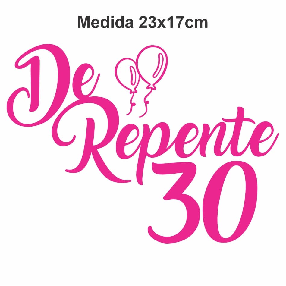 Adesivo para Balões e Bexigas De Repente 30 - Cores