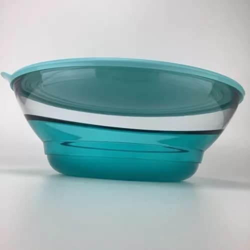 Tupperware Tigela Elegância Tropical 3,2 litros Policarbonato Freezer Micro-Ondas Almoço Jantar Salada