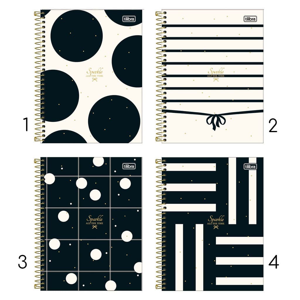 Caderno Colegial TILIBRA West Village 1 Matéria 80 Folhas - UNIDADE