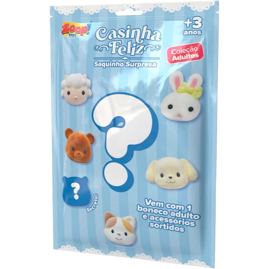 Casinha Feliz Saquinho Surpresa Adulto - Zoop