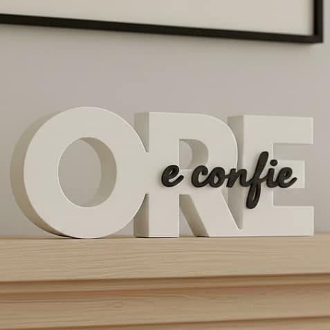 Decoração de Mesa "Ore e Confie": Fé, Inspiração e Elegância para Seu Ambientede casa e escritório