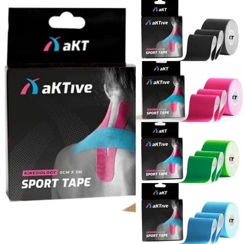 Fita Kinesio Tape Bandagem Crossfit esportes Fisioterapia Aktive Tape