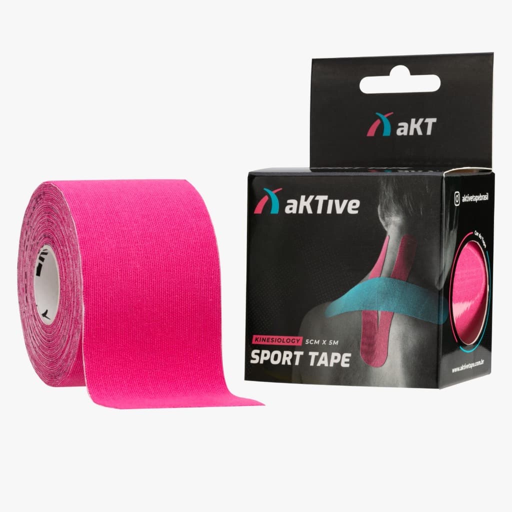 Fita Kinesio Tape Bandagem Crossfit esportes/Aktive Tape Cor Rosa