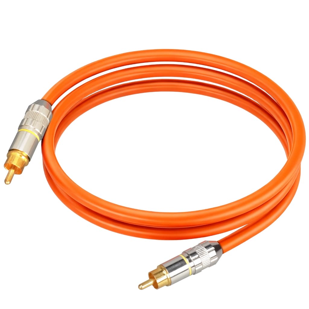 Cabo de Áudio Estéreo RCA p/ RCA Alumínio + PVC 1.5m