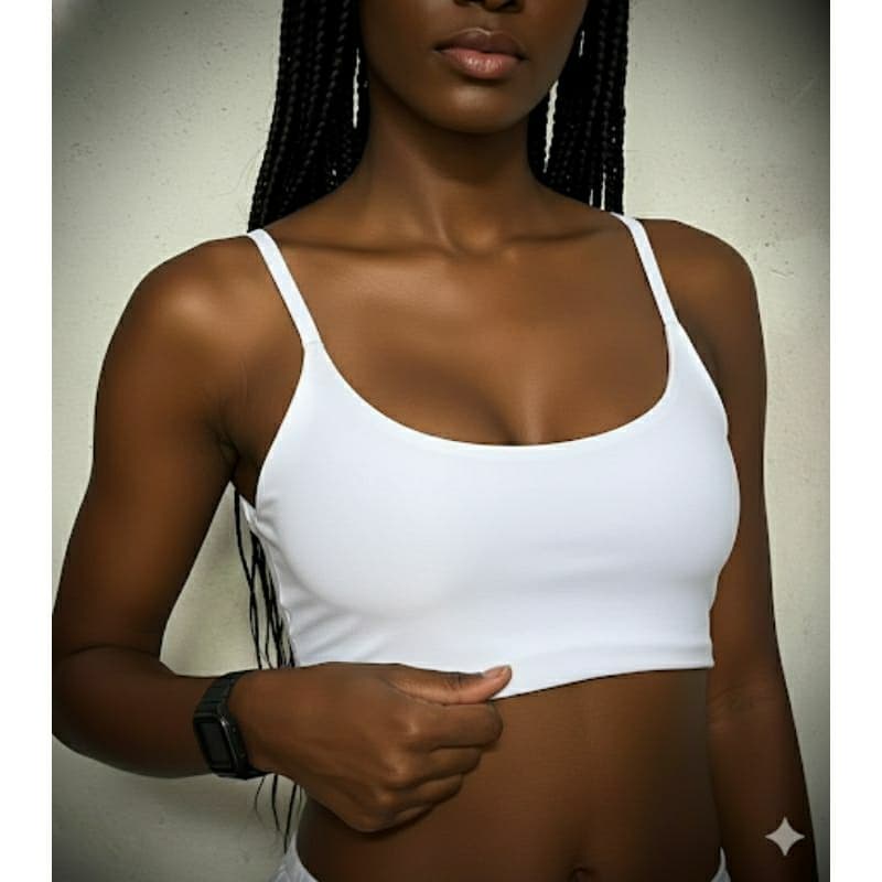 Kit 2 Cropped Fitness Gringa Top Costa Nua modelo U Moda Blogueirinha patricinha