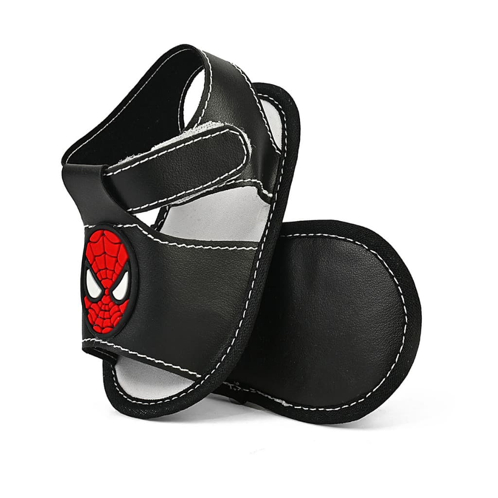 Sandalia Infantil Personagem Aranha Papete Bebe Menino Moda Antialergico