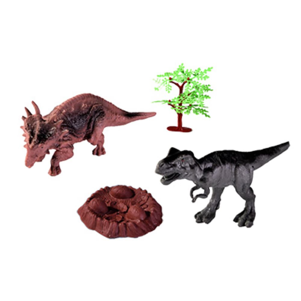 Coleção Planeta Animal Kit Figuras Dinossauros Dm Toys