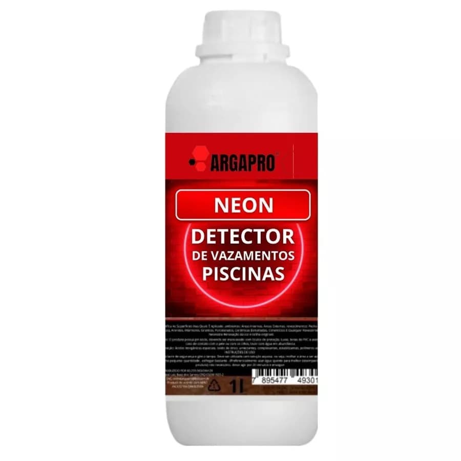 NEON DETECTOR DE VAZAMENTOS DE AGUA PROPRIO PARA PISCINA E ENCANAMENTOS ARGAPRO