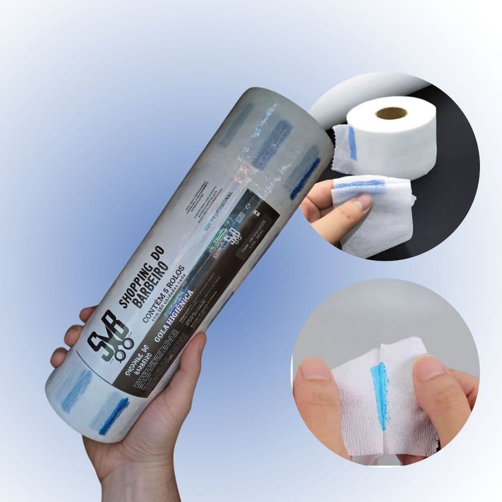 Gola Higienica 5 Rolos - Faz 500 Unidades de Gola