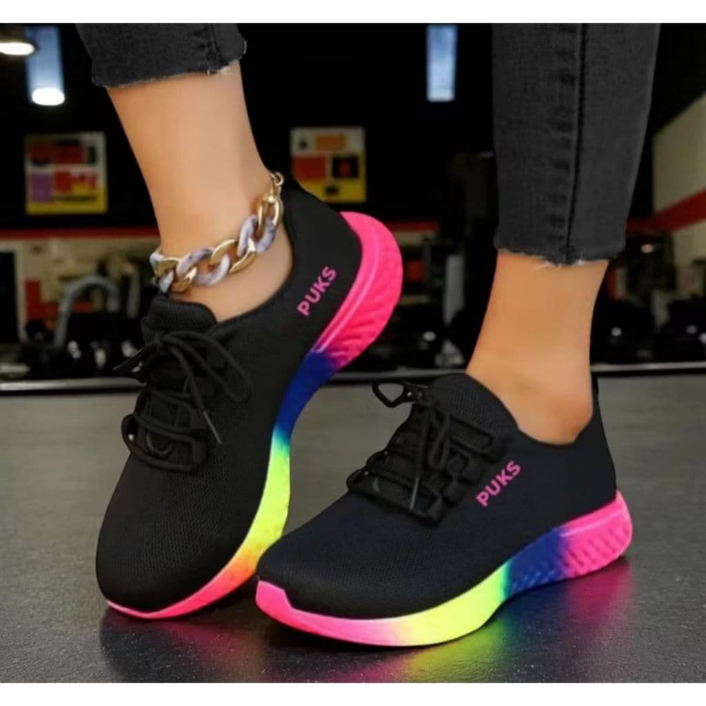 TÊNIS MEIA FEMININO CASUAL ESPORTIVO LANÇAMENTO SOLA TIRDAY