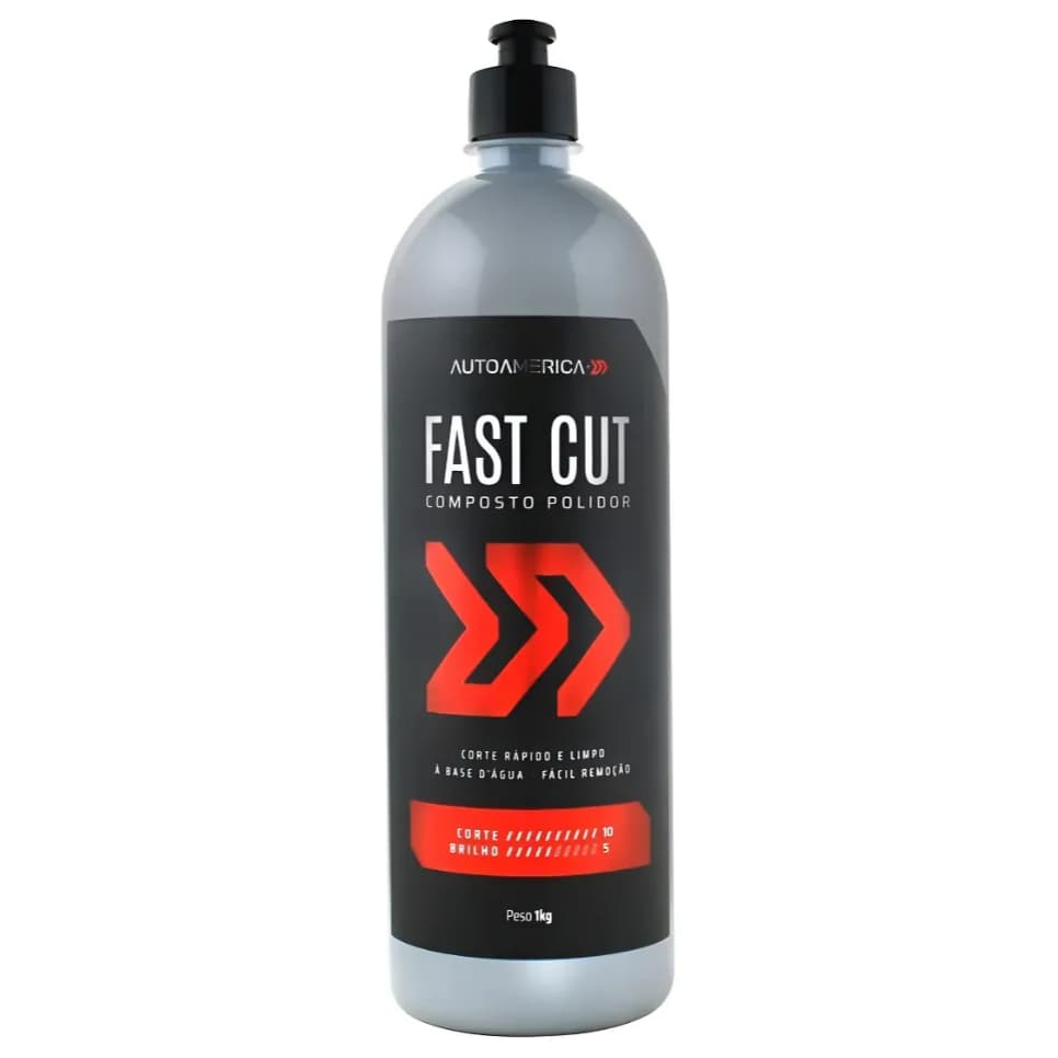 Fast Cut Composto Polidor AutoAmerica 1kg Polimento Automotivo