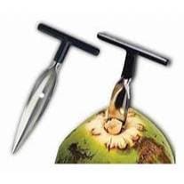 Furador de Coco Metal e Plastico 16 cm