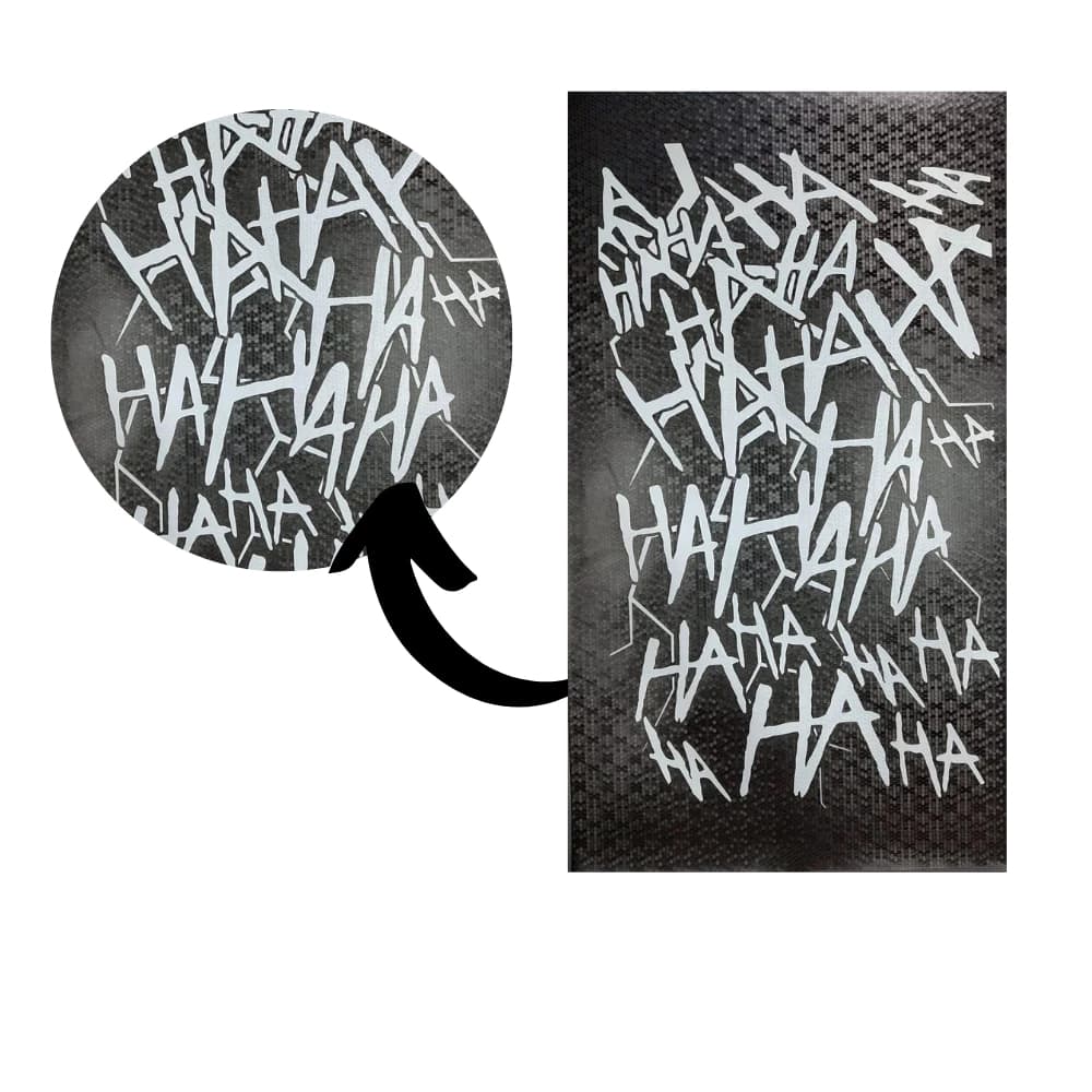 Capa Banco Personalizada Moto HA HA HA Titan Fan Start Ybr Pintada