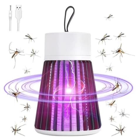 Luminária Mosquiteiro Led Sem Radiação Armadilha De Insetos Repelente Eletrônico UV Envio Imediato