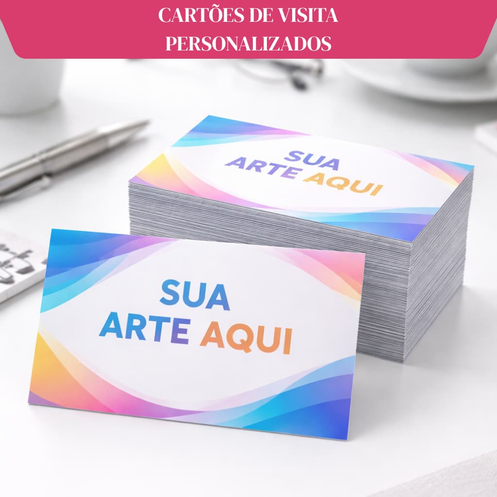 Cartão de Visita Personalizado 200 Un | Manicure Nail Designer Salão
