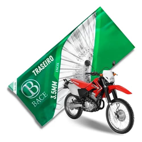 Raio Inox Dianteiro/Traseiro Tornado 250 3,5 mm Bace