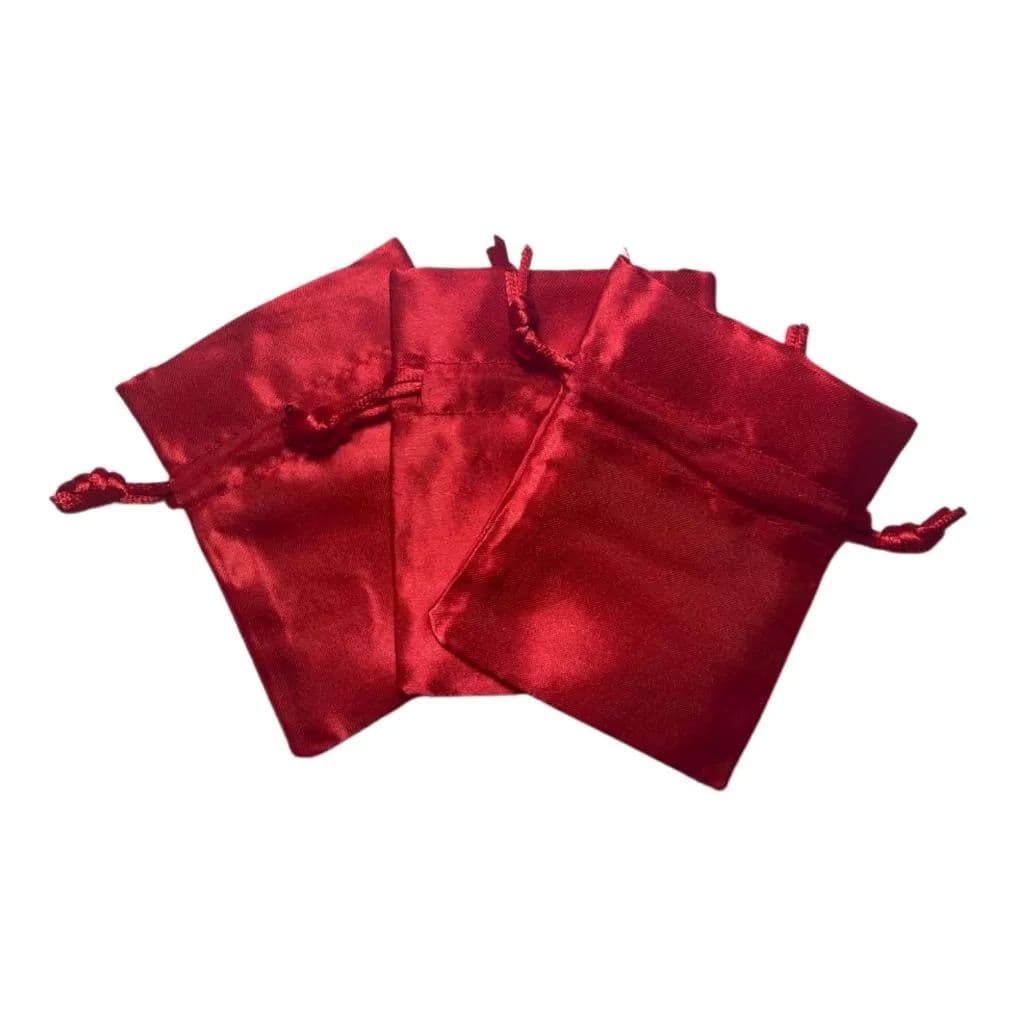 Saquinho de Cetim Vermelho 7x9cm- Pct c/ 12