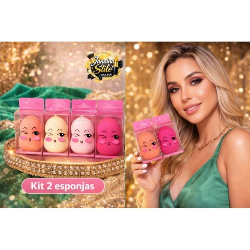 Kit Esponja de Maquiagem – Presente Especial para Esposa