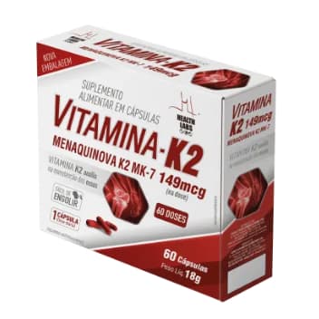 VITAMINA K2 MK7 60 CAPSULAS - HEALTH LABS