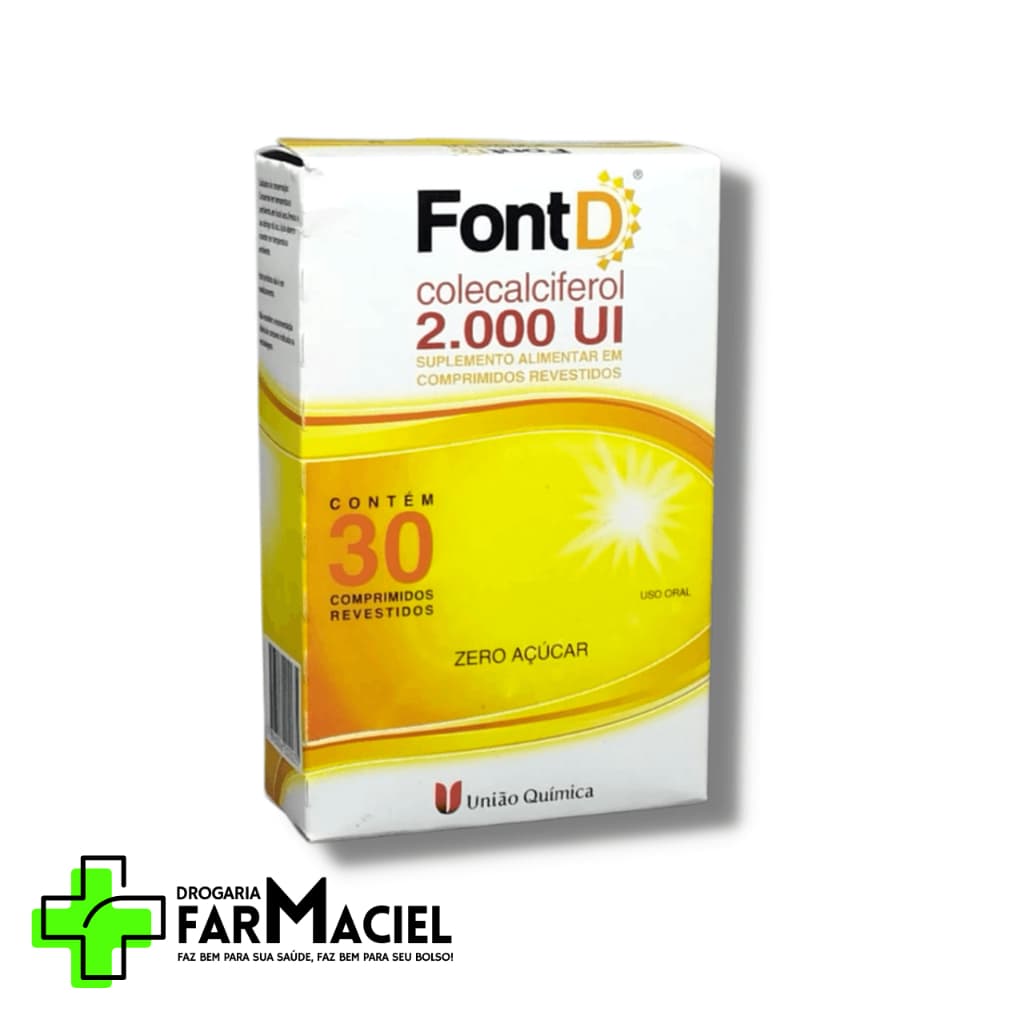 Vitamina D Font D 2.000UI c/ 30 comprimidos