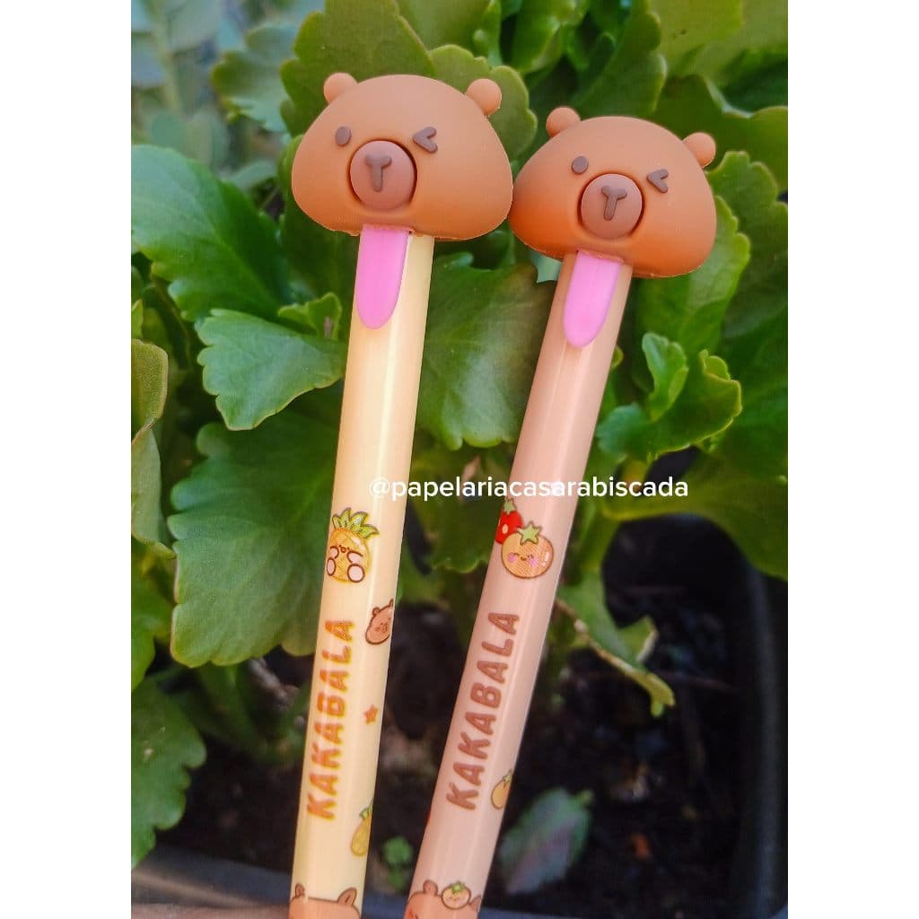 Caneta Linguinha Capivara Apagável