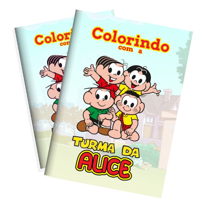Kit Livrinhos de Colorir Personalizados • Turma da Mônica • Lembrancinha Festa Infantil