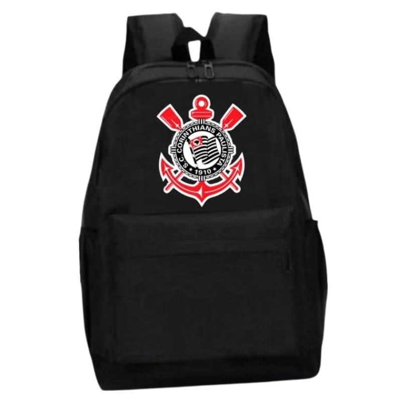 Mochila Nylon Preta Ótima Para Estudos, Trabalho, Viagens, etc.