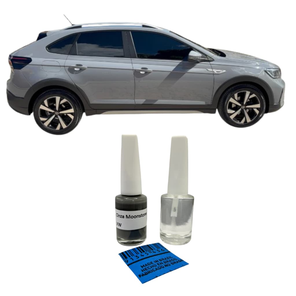 Tinta Tira Risco Retoque Cinza Moonstone Nivus 2020 A 2026 Cinza