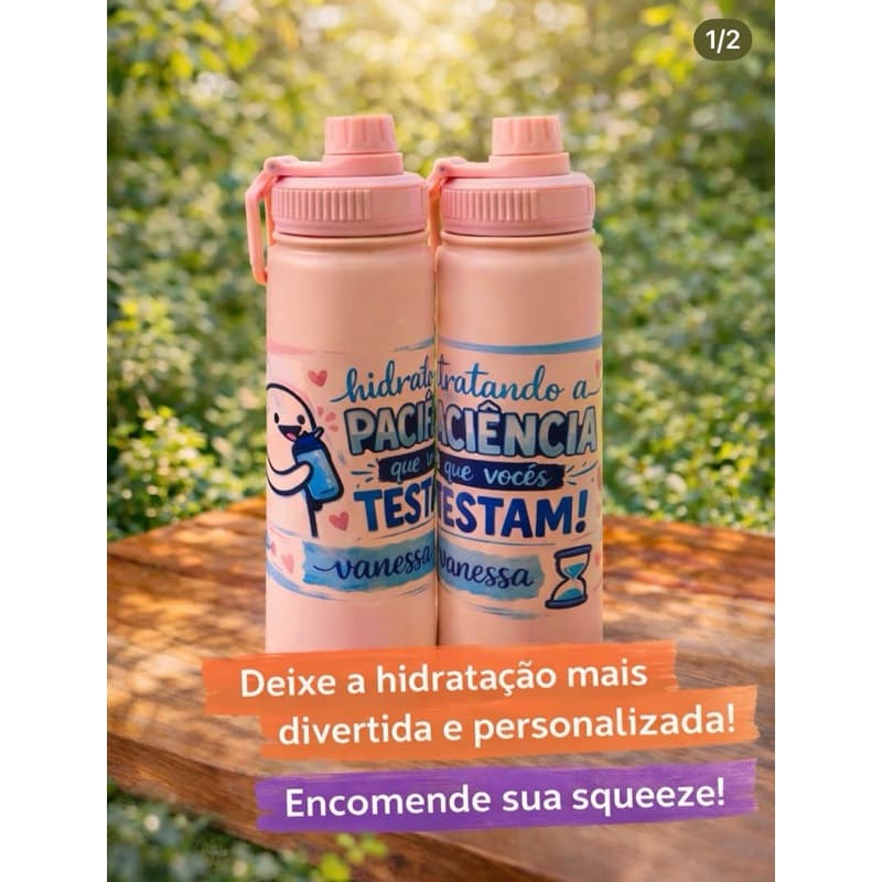 Squeeze térmica personalizada 750ml