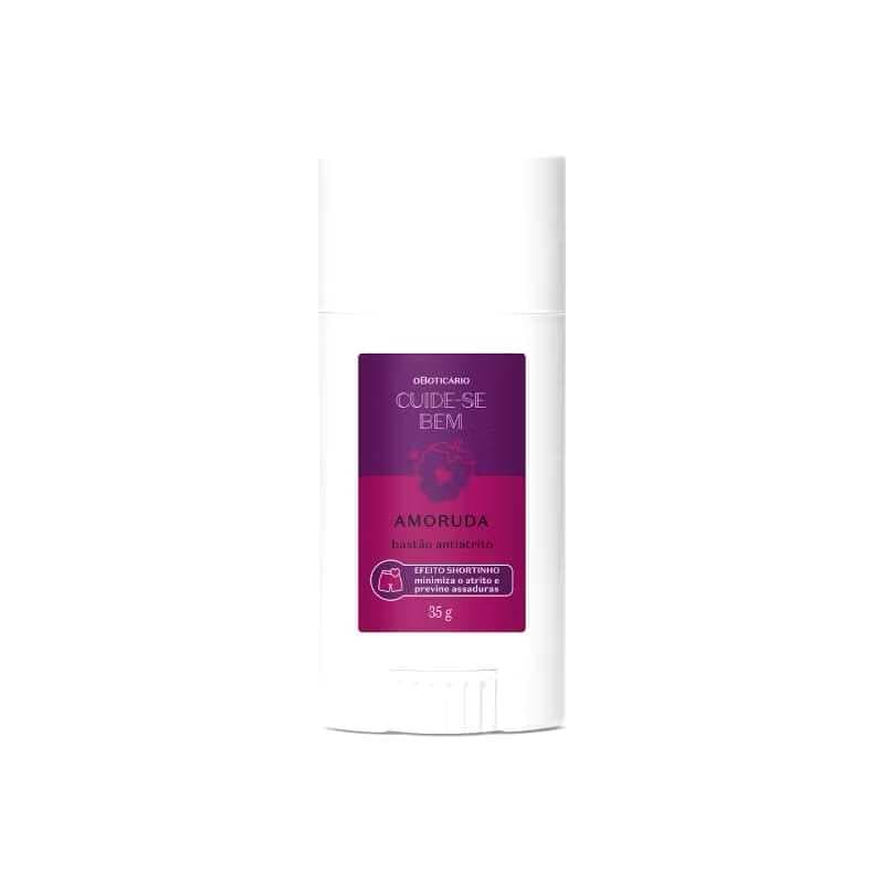 Bastão Antiatrito Cuide-se Bem Amoruda 35g | O Boticário | Proteção para coxudas com Fragrância de Amora Val 04/2028