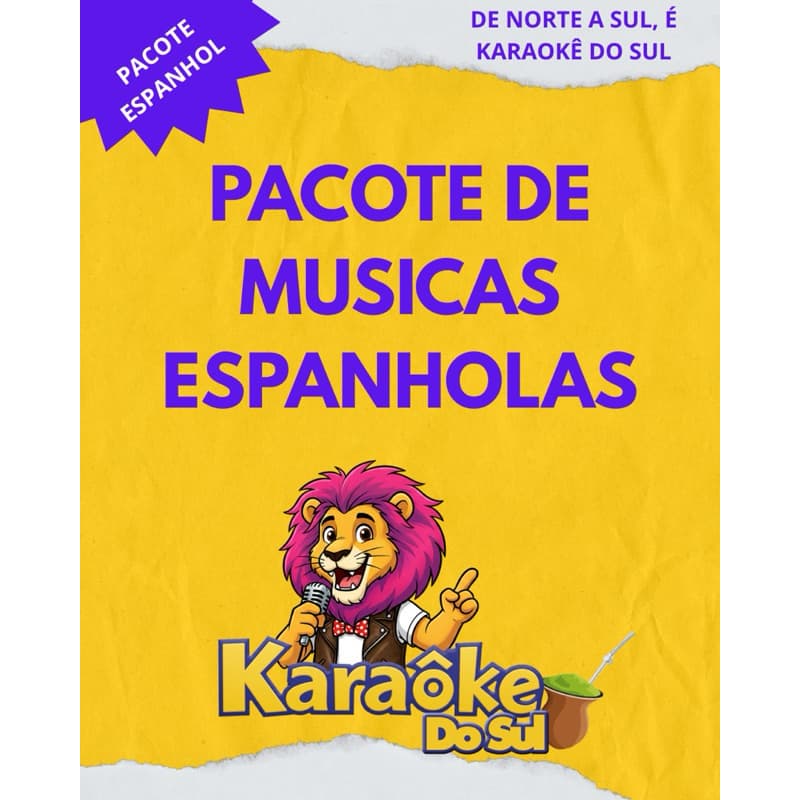 Pacote de Músicas em Espanhol para Karaokê | Karaokê RPS