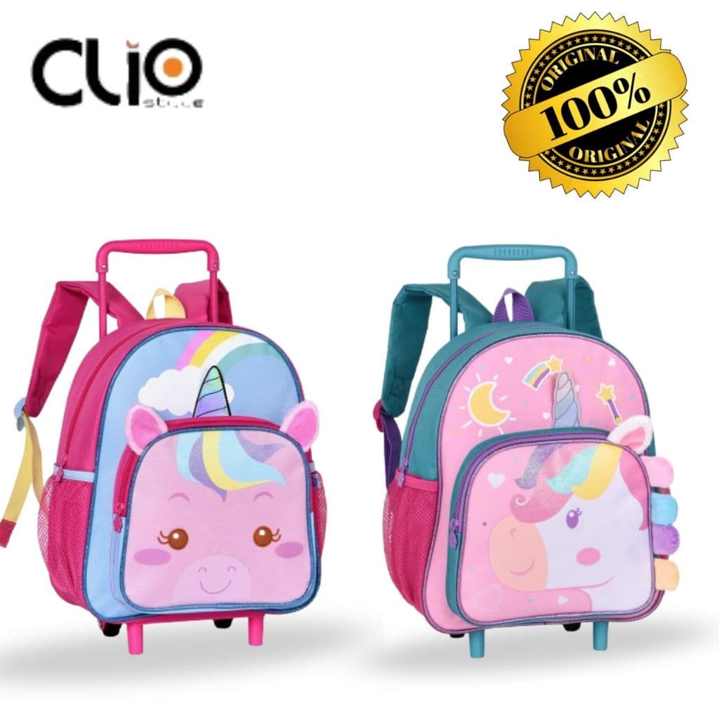 Mochila de Carrinho Oficial Clio Pets Unicórnio – 13″ | CP26266B