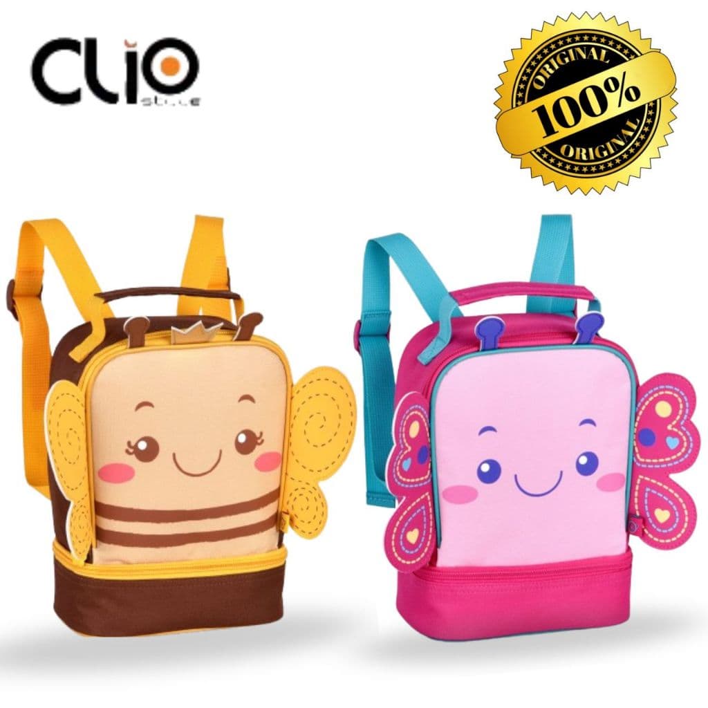 Lancheira Oficial Clio Pets Borboleta/Abelha – 9″ | CP26265L