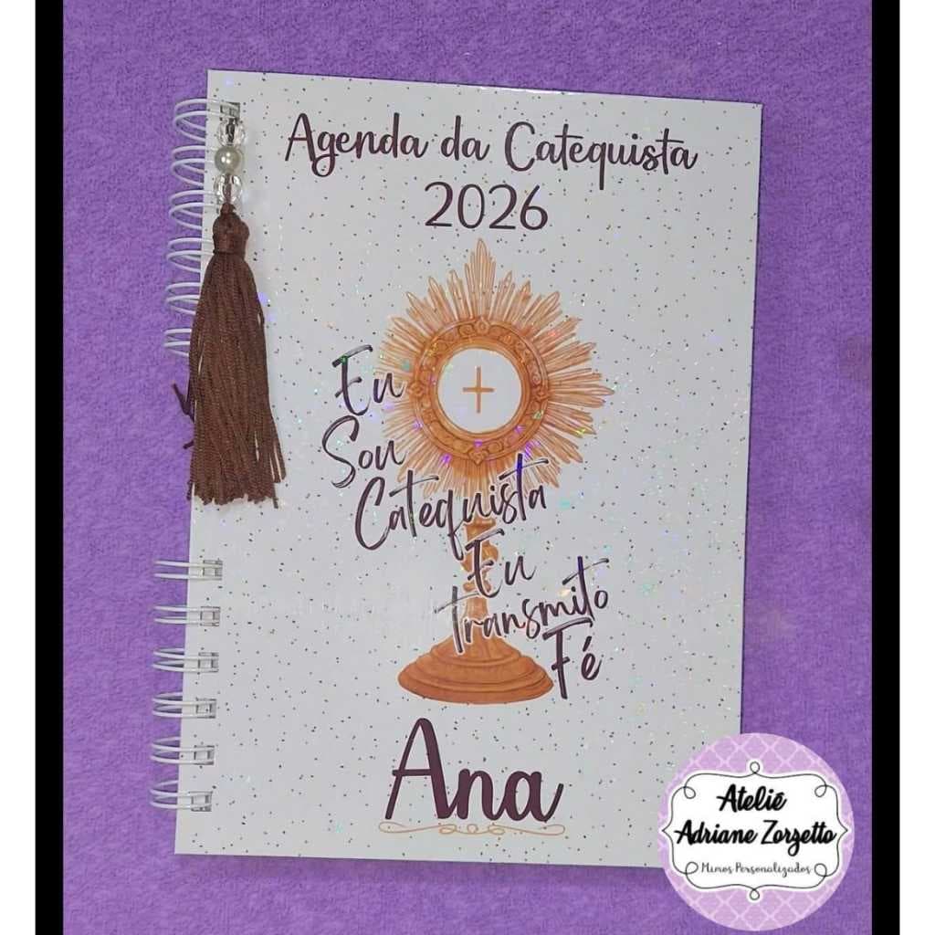 Agenda da Catequista 2026 | Planner Católico | Organização Pastoral e Espiritual | Catequese