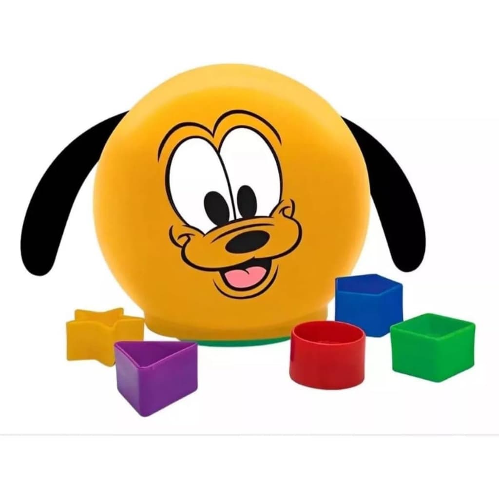Brinquedo Educativo Encaixe Formas Didáticas Pluto Baby Disney - Elka