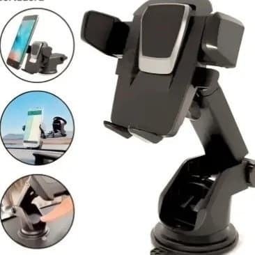 Suporte de Celular GPS Carro Resistente Ajuste Rotação 360 Base