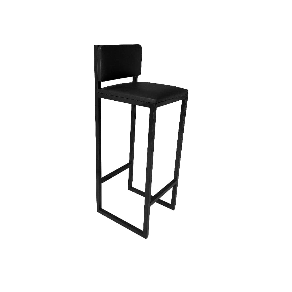 Banqueta Alta Industrial Cadeiras Para Balcão Mesa Bistro Cozinha Americana Evitra