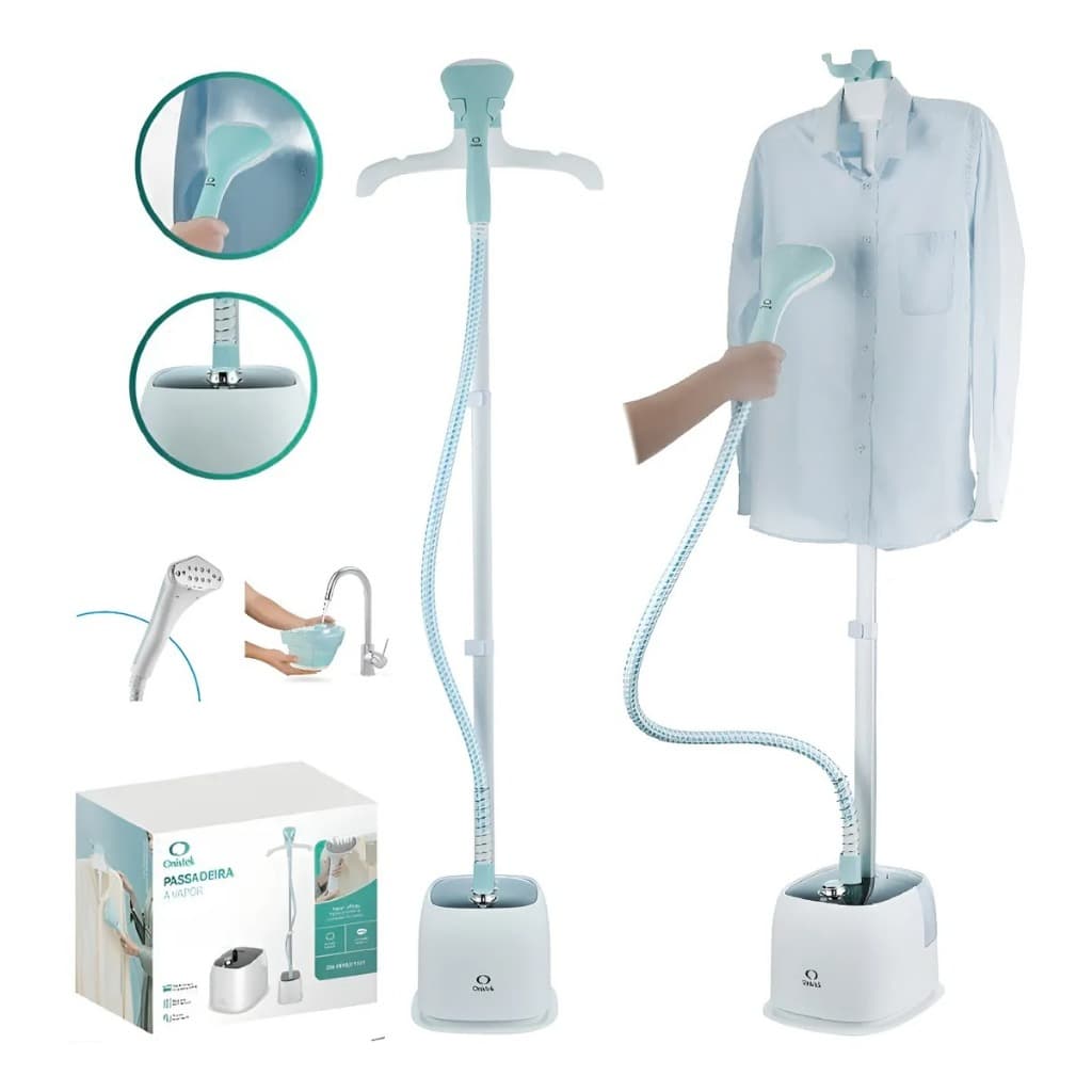 Passadeira De Roupas A Vapor Elétrica 1800w 220v 1,6L Altura Ajustável Profissional