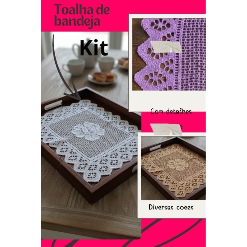 Toalha de Bandeja de Renda jogo americano, diversas  cores Disponível toalha  qualidade e sofisticação jogo americano