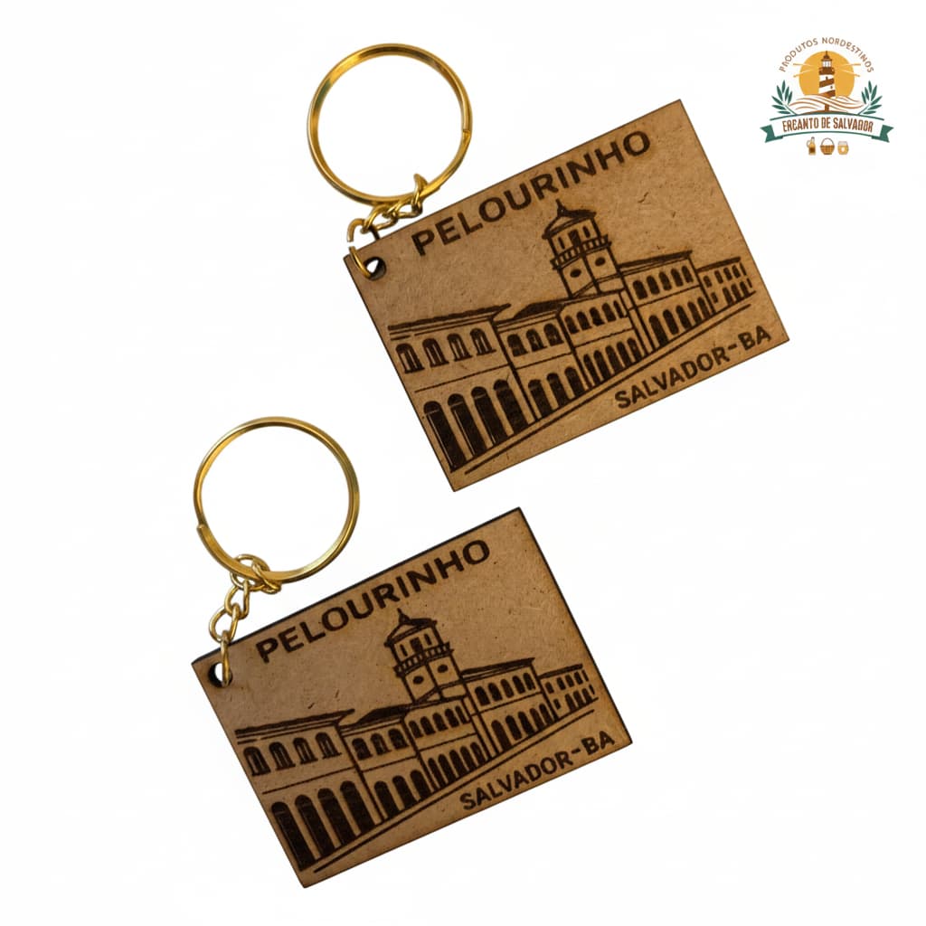 Chaveiro Pelourinho Salvador BA em MDF – Lembrancinha Artesanal