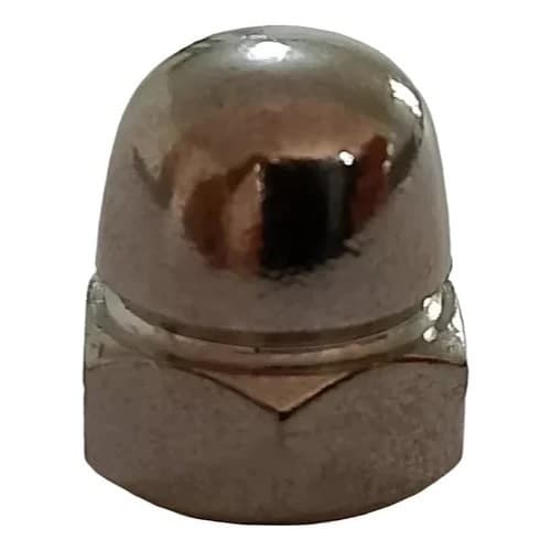 10 Porca Calota Aço Inox para Válvula de Sucção 3/4 Polegada 1 Polegada e 2 Polegada Para Carneiro Hidráulico