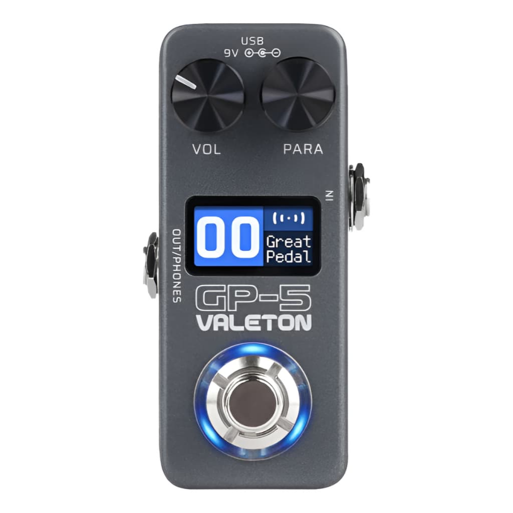 Pedal De Efeitos Valeton Gp-5 Multi-effects Processor Preto