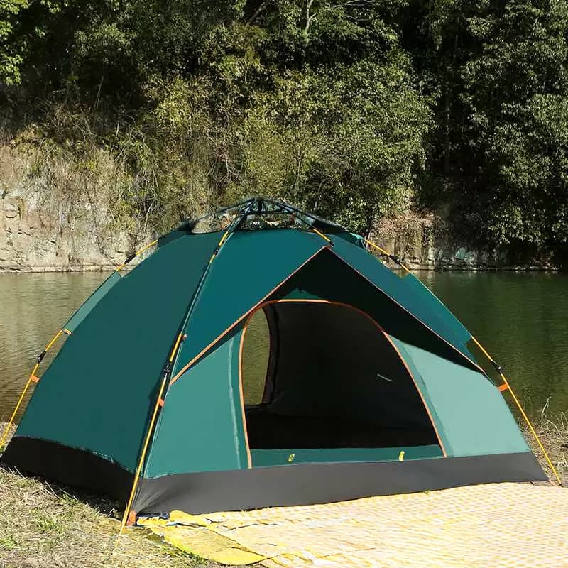 Barraca Camping Portátil A Prova D'agua Barraca De Acampamento 4 Pessoas De Praia