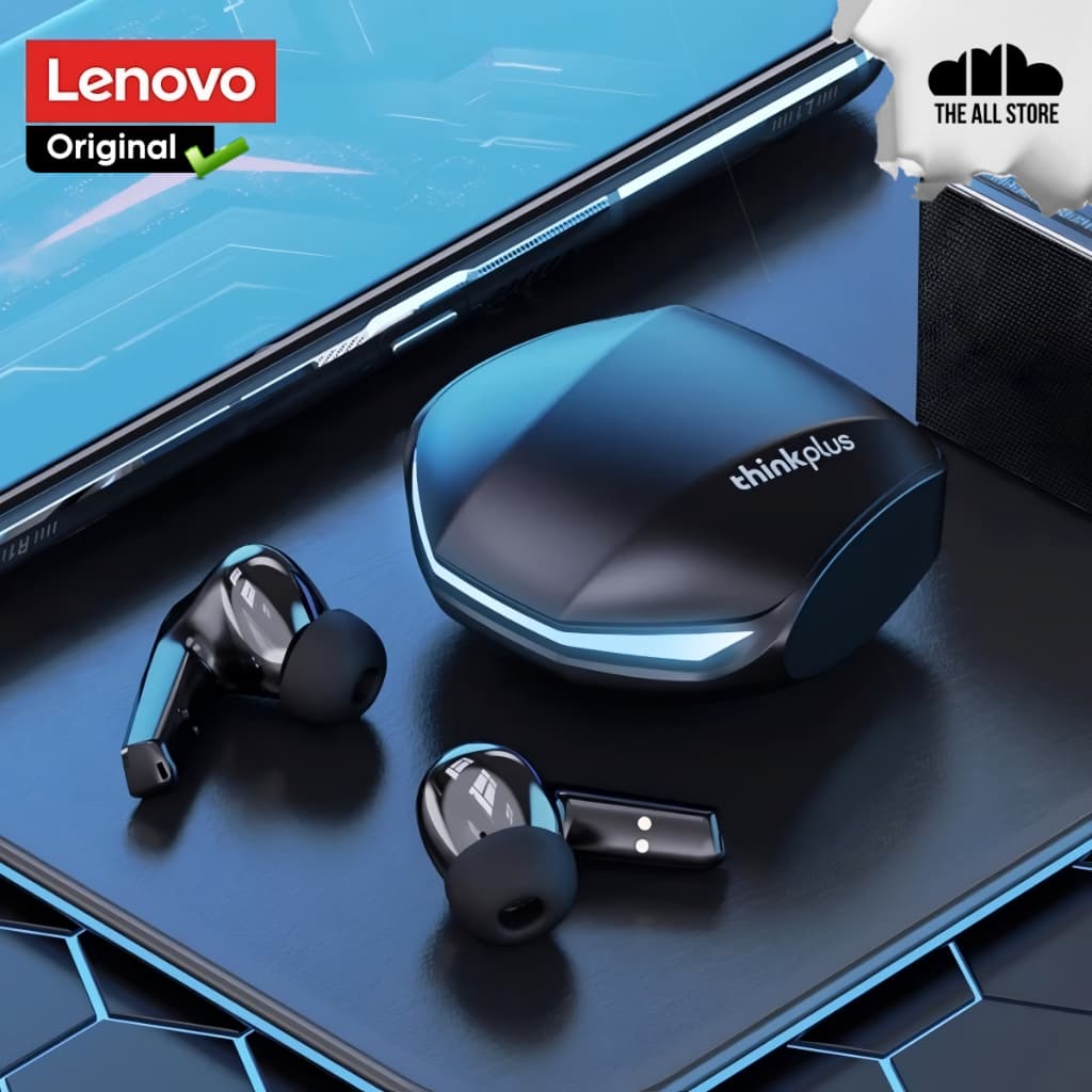 Fone de Ouvido Gamer Bluetooth 5.3 Lenovo GM2 PRO Com Microfone e Bateria de Longa Duração P/ Jogos