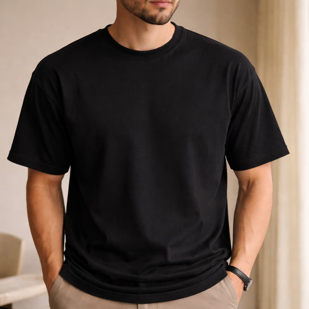 Camiseta Lisa Premium 100% Algodão Peruana Básica