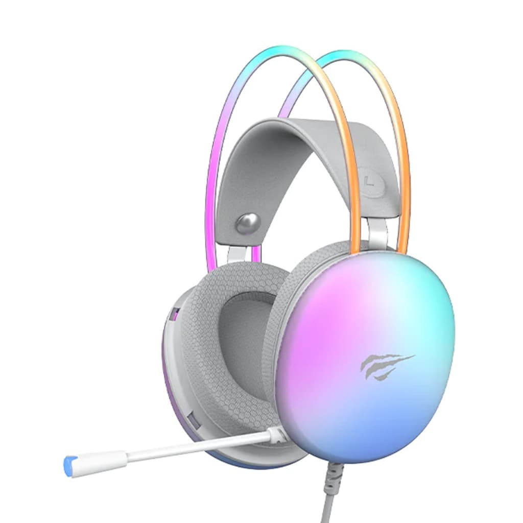 Headset Gamer Havit Gamenote H2037d RGB Branco